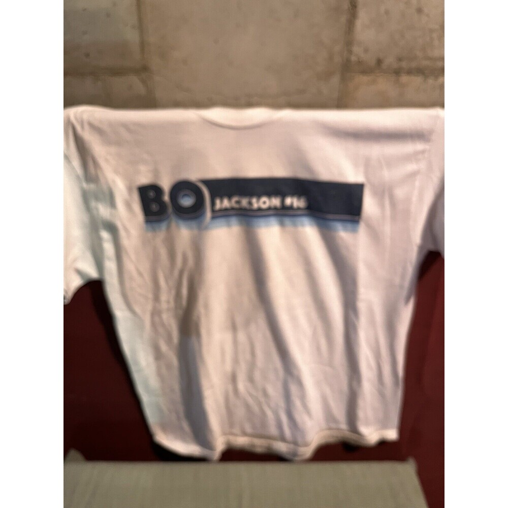 Gildan Kansas City Royals Bo‎ Jackson #16 T-Shirt Tuesday Size XL White